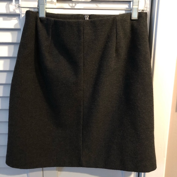 Six Crisp Days Zip Front Wool Blend Mini Skirt - Picture 3 of 3